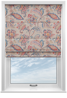 Pembury, Cranberry - Roman Blind